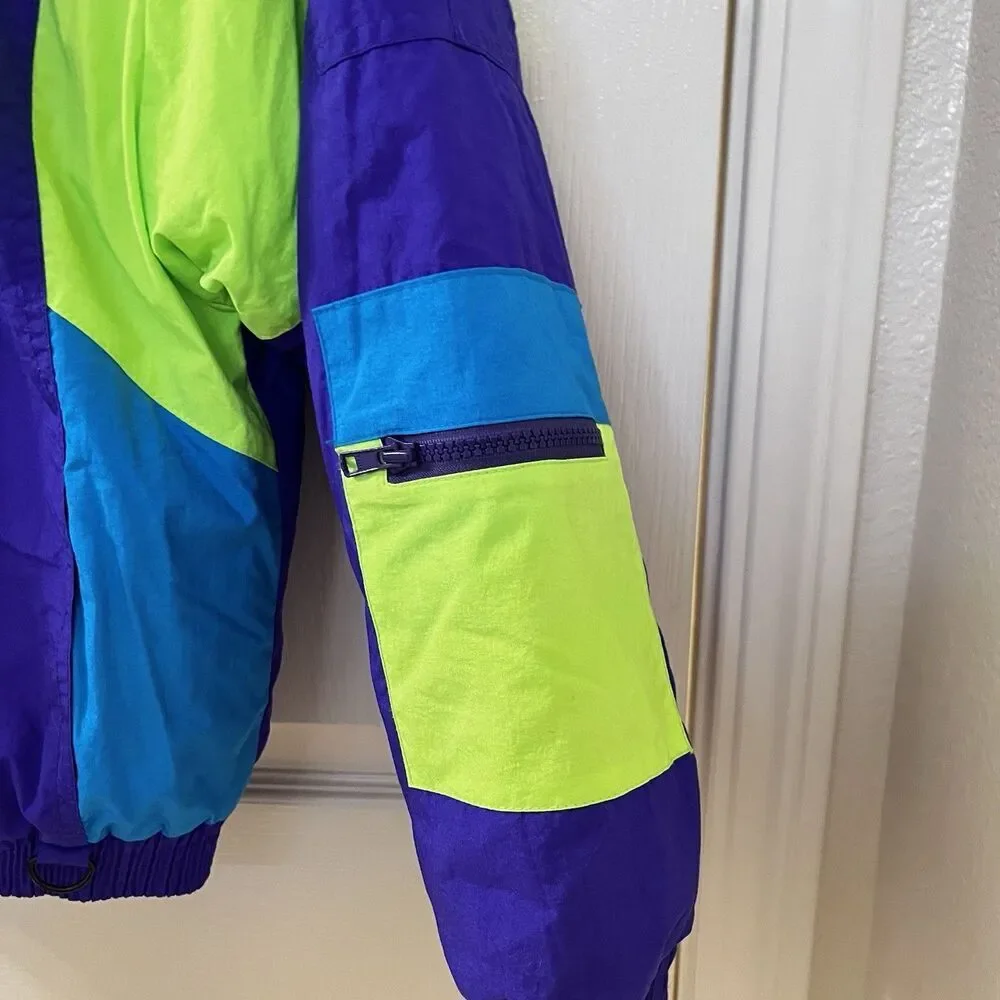 Vintage Hot Gear Waterproof Insulated Winter Jacket 80s Hot Wave Youth Size 14